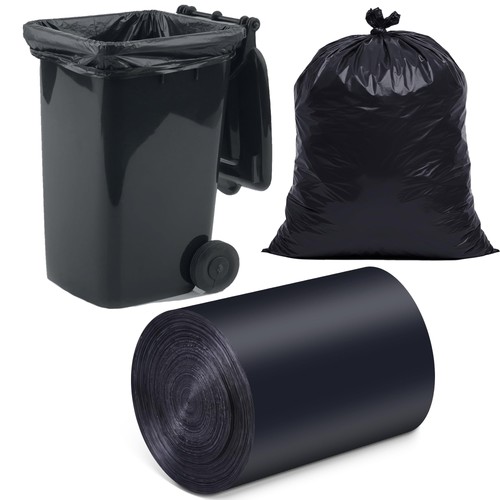 Noir sac poubelle - noir,