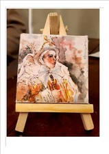  gille de Binche petit chevalet 10 cm x 10 