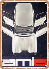 METAL SIGN - 1963 Citroen AMI