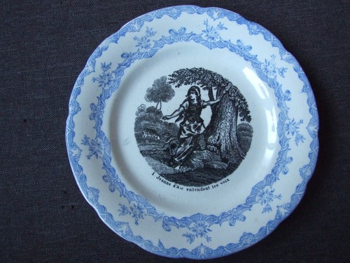 Assiette jeanne arc - assiette, d'arc