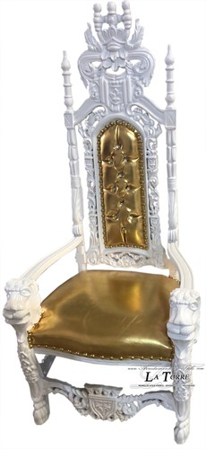 Trône royal avec - avec, en