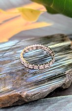 Bague tour américain sertie de 20 diamants d'environ 0,80ct au total Or 750 Mil