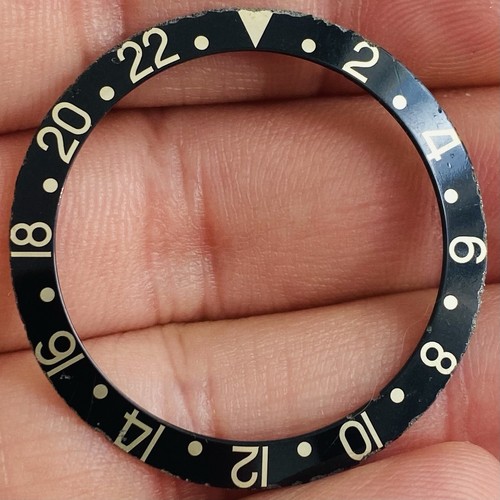 Rolex black insert for gmt - rolex,
