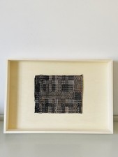 Framed ANNI ALBERS Authentic Fabric Sample ‘ Untitled 1948’ Bauhaus Modernist