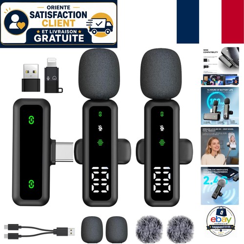 Microphone lavalier sans fil - sans,
