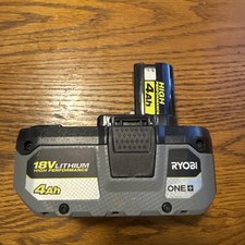 Ryobi One+ 4Ah 18V Lithium Ion High Performance Battery PBP004 Genuine Ryobi NEW