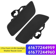 2 Pcs Front LH+RH Headlight Washer Nozzle Cover pour Rolls-Royce Ghost 2010-2018