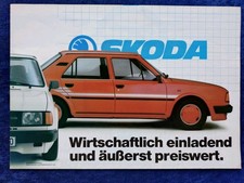 Skoda 105 L LS 120 L 130 GL 130 G Coupe Brochure