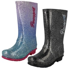 Bottes De Pluie En Paillettes D'Ananas Pour Filles - 'X1R272'