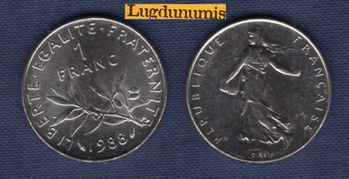 Franc semeuse 1988 spl - spl, unc