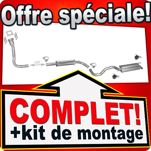 Ligne pot échappement pour - ligne,