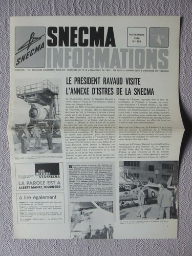 Snecma 229 1976 - snecma, medaille