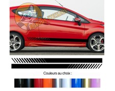 2 X BANDES BAS DE CAISSE POUR FORD FIESTA RALLYE SPORT DECO STICKER BD500N-21