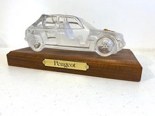 Peugeot 205 T16 Paris Crystal with Wooden Base