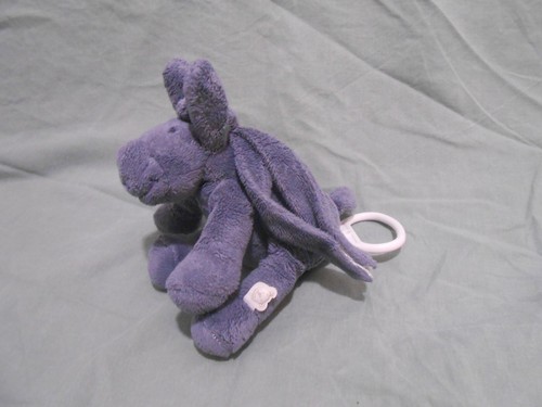 Doudou peluche paco - âne, gris