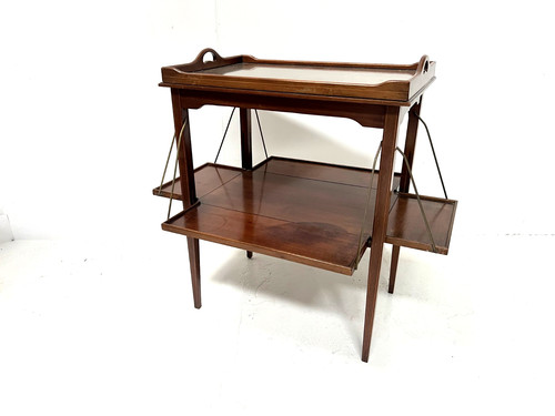 Table désservir acajou a - table,