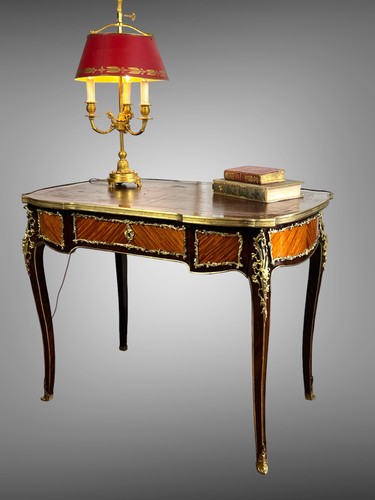 Bureau marqueterie orné - bureau, en