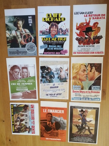 Lot affiches cinema belge - lot,