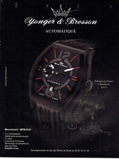 2011 Advertising 028 Automatic Yonger & Bresson Watch