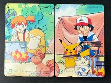 POKEMON JAPANESE PROMO JR ORANGE PHONE CARD 1000 MISTY PSYDUCK ASH PIKACHU NM