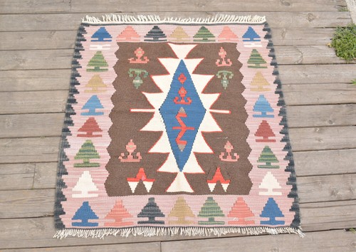 Tapis turc kilim - , 31''x33''
