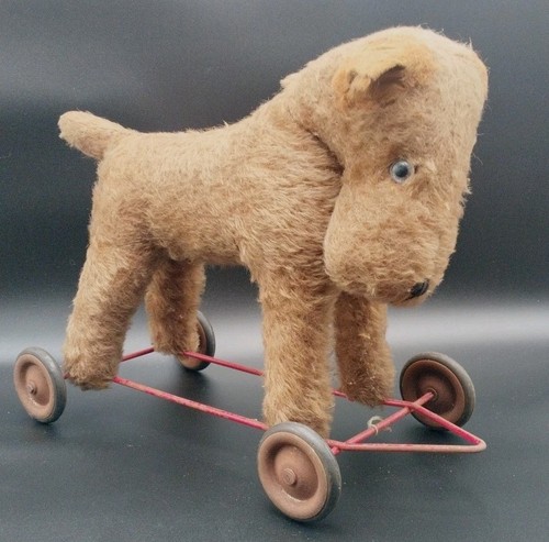 Peluche ancienne tirer fox - peluche, à