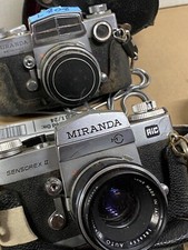 Miranda Sensorex & Sensorex II 35mm (Two) Still Cameras Bundle, with 5 lenses