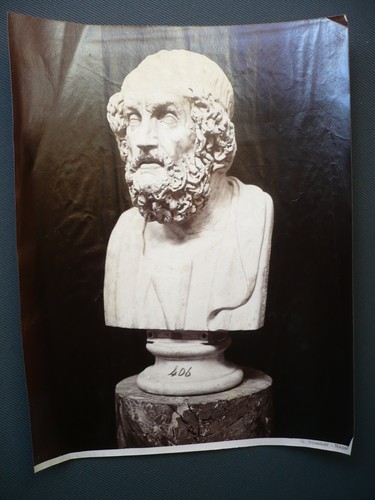 Photo ancienne sculpteur buste - photo,