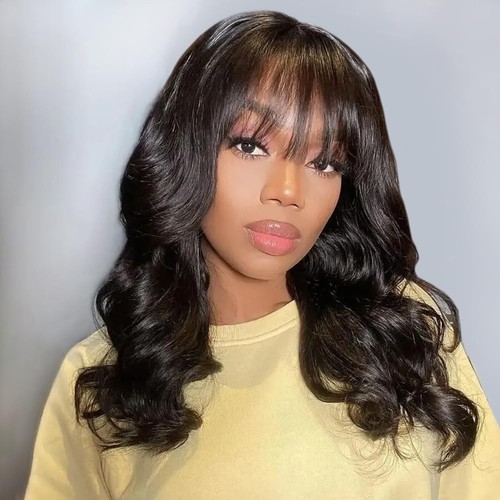 Body wave wigs with - body,