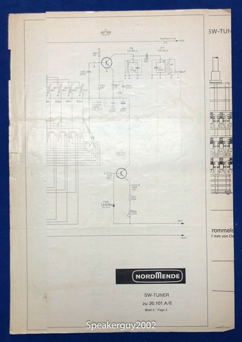 Nordmende schematic sw - schematic,