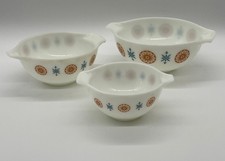 BOL MELANGEUR SALADIER JAJ PYREX ENGLAND VINTAGE LOT DE 3 BOLS