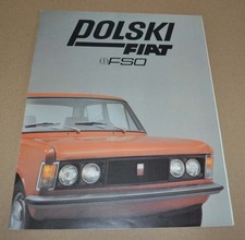 FSO Polski FIAT 125 Polish Cars Brochure Prospekt Nederland