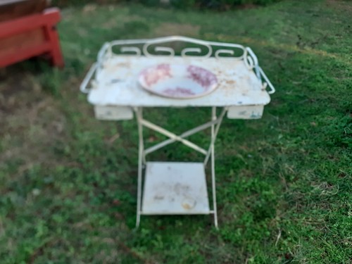 Ancienne table toilette - ancienne,