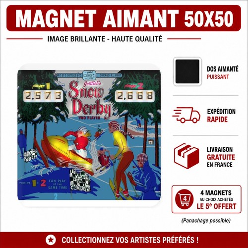 Magnet snow derby gottlieb - derby,