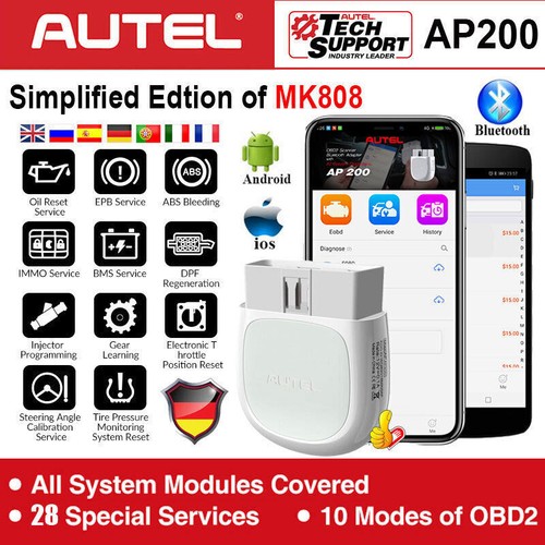 Autel ap200 mk808 bluetooth - pk,