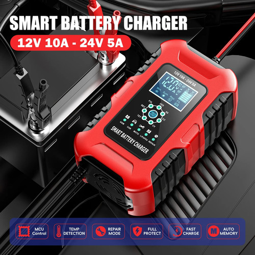 Chargeur batterie voiture 12v - batterie,