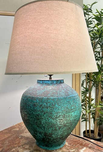 Lampe poser vintage verte - a,