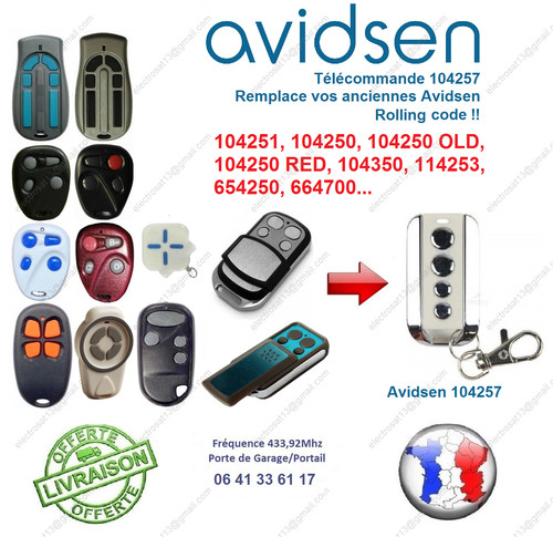Telecommande avidsen 104257 - avidsen,