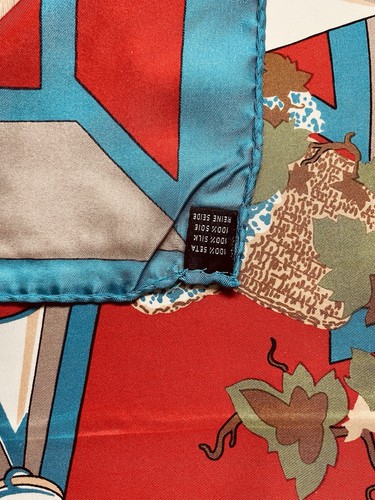 Foulard soie vintage mumm - soie,