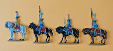 Plats d'étain 30mm - Zinnfiguren : CBG MIGNOT - 4 lanciers de la garde