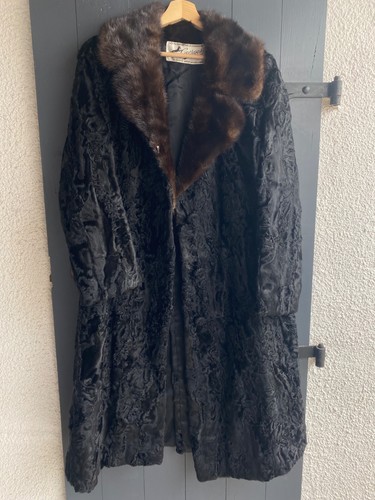 Manteau long astrakan - long,