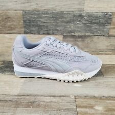 PUMA Blktop Rider Femme Womens Shoes Sz 7.5 Trainer Ash Gray Warm White Sneakers