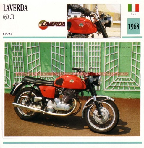 Laverda 650 1968 - laverda, fiche