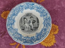 Assiette Parlante Porcelaine