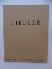 FIEDLER François Handsigned Catalogue Maeght 1990 S. Coutelle Hongrie Kassa
