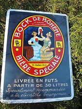 PLAQUE EMAILLEE PUBLICITAIRE