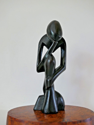 Statue bois ébène - statue, d'ébène