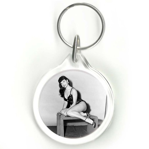 Porte clés bettie page s - clés, 50's