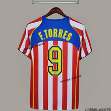 Fernando Torres #9 Atletico Madrid 2004/05 SpiderMan Retro ShortSleeve Jersey XL