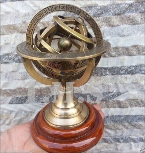Globe laiton astrolabe - globe,
